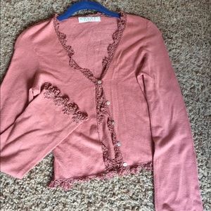 Bell sleeve knit top